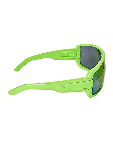 Spirit Halloween '80s Neon Sport Sunglasses - Image 2