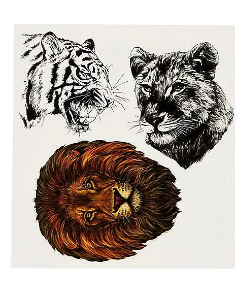 Spirit Halloween Big Cat Temporary Tattoos - Image 3