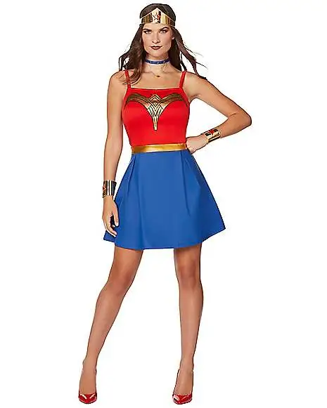 Spirit Halloween Adult Wonder Woman Dress - Wonder Woman - Image 3