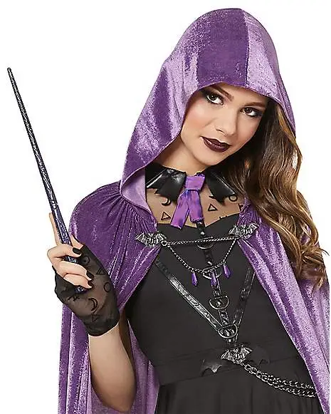 Spirit Halloween Kids Coven Academy Hooded Cloak - Deluxe - Image 3