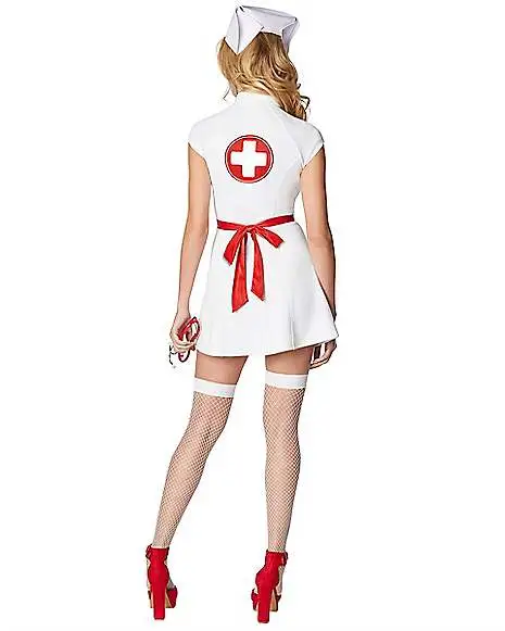 Spirit Halloween Adult Fierce Nurse Costume - Image 2