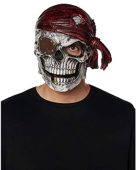 Spirit Halloween Pirate Skeleton Full Mask