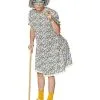 Spirit Halloween Adult Grandma Flower Dress Costume