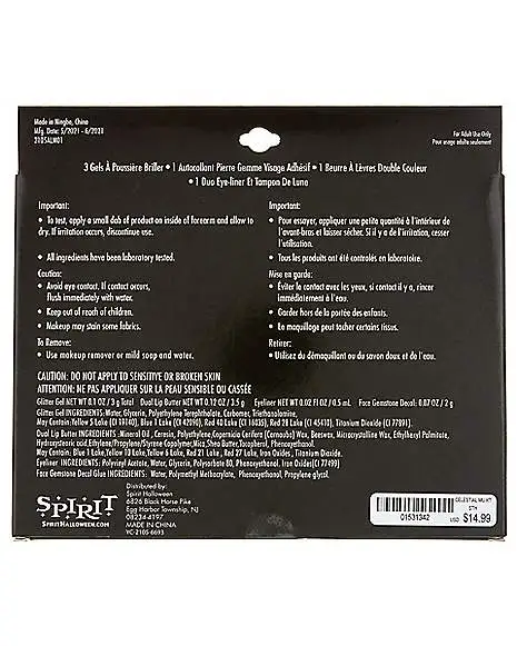Spirit Halloween Celestial Makeup Kit - Image 3
