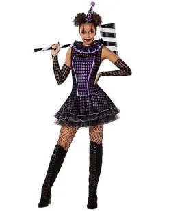 Spirit Halloween Adult Dark Clown Costume