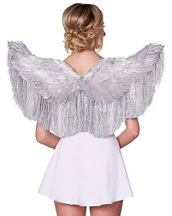 Spirit Halloween Fringe Tinsel Wings