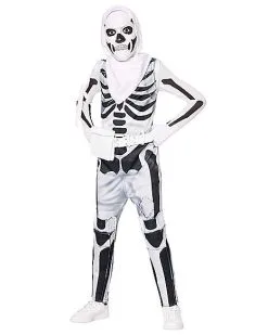 Spirit Halloween Youth Skull Trooper (Inverted) Costume – Fortnite