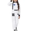 Spirit Halloween Kids White NASA Jumpsuit Costume