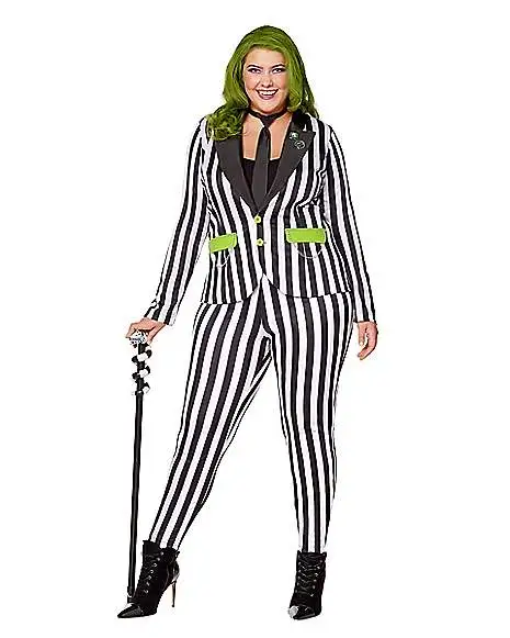 Spirit Halloween Adult Women's Beetlejuice Costume - Beetlejuice - Image 3