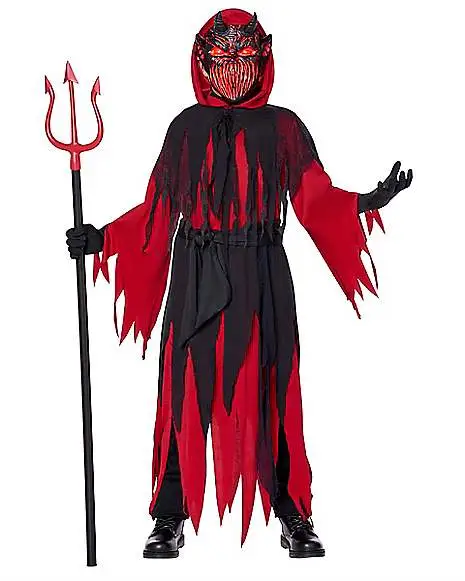 Spirit Halloween Kids Light-Up Devilish Demon Costume