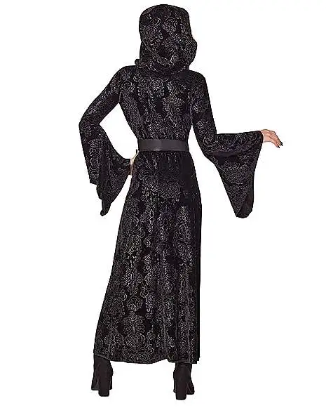 Spirit Halloween Kids Black Hooded Dress - Image 2