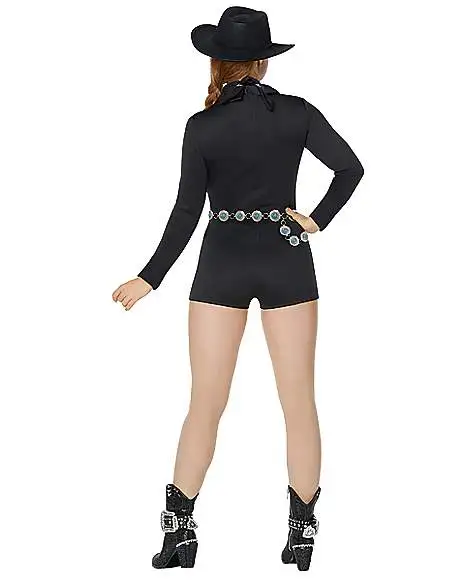 Spirit Halloween Adult Western Cutie Romper Costume - Image 2