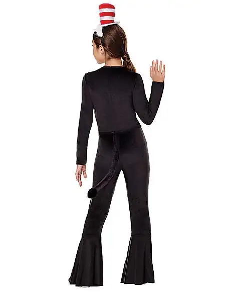 Spirit Halloween Kids Cat In The Hat Bell Bottom Costume - Dr. Seuss - Image 2