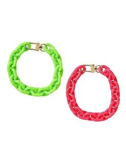 Spirit Halloween '80s Chain Bracelets - 2 Pack