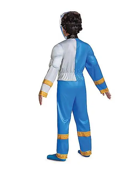 Spirit Halloween Kids Blue Ranger Costume - Dino Fury - Image 2