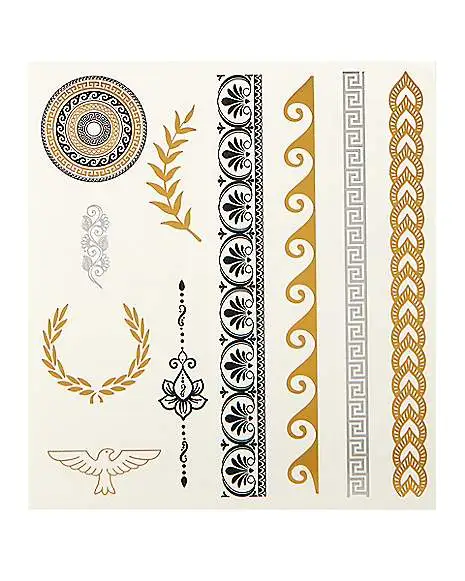 Spirit Halloween Roman Hand And Body Tattoos - Image 3