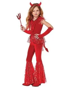 Spirit Halloween Kids Devil Jumpsuit Costume