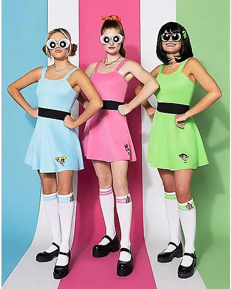 Spirit Halloween Adult Bubbles Costume - The Powerpuff Girls - Image 3