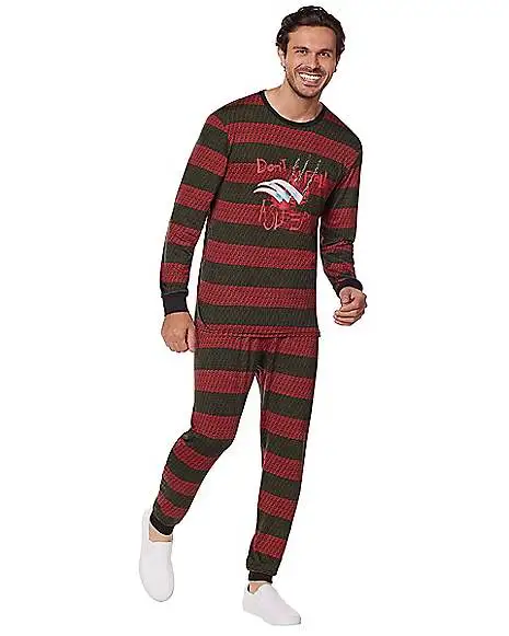 Spirit Halloween Freddy Krueger Pajama Set - A Nightmare On Elm Street