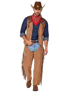Spirit Halloween Adult Western Cowboy Chaps