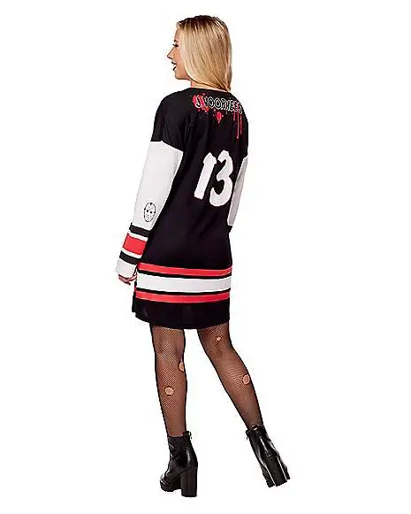 Spirit Halloween Adult Camp Crystal Lake Hockey Dress - Friday The 13th - Image 2