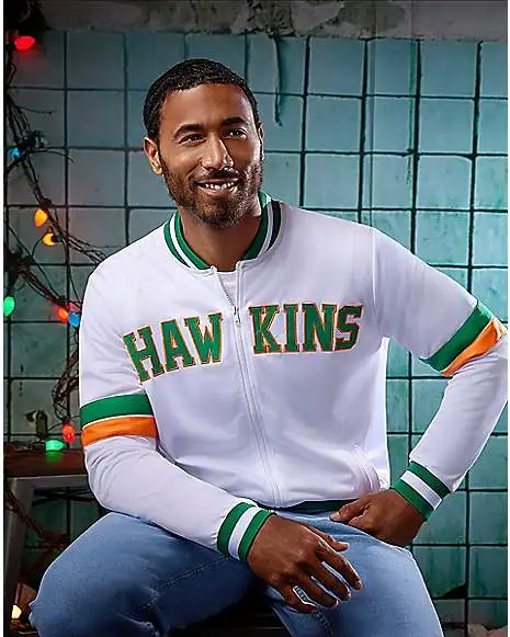 Spirit Halloween Adult Hawkins Track Jacket - Stranger Things - Image 3