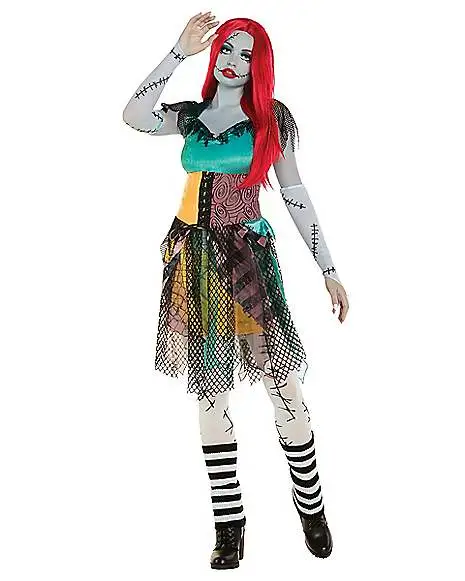 Spirit Halloween Adult Sally The Nightmare Before Christmas Costume - The Signature Col