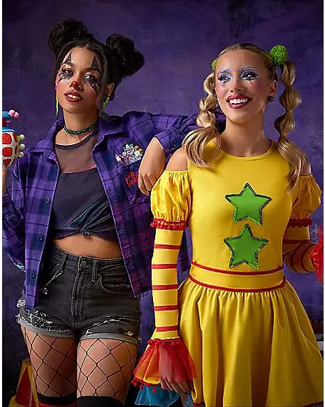 Spirit Halloween Adult Killer Klowns From Outer Space Flannel Shirt - Image 3