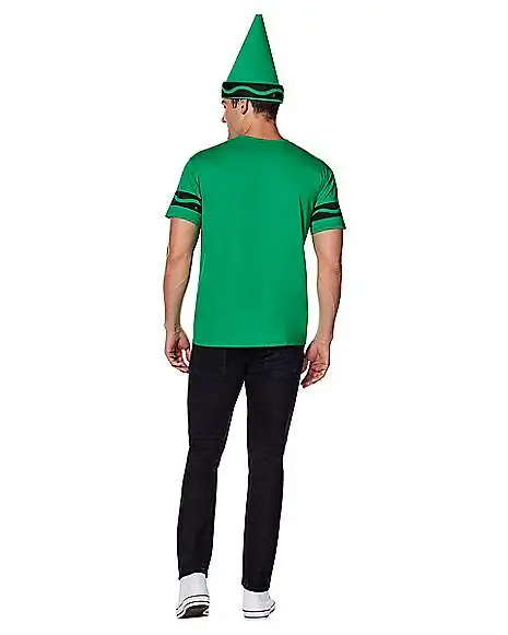 Spirit Halloween Shamrock Green Crayon Costume Kit - Crayola - Image 2