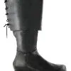 Spirit Halloween Black Pirate Boots