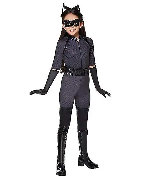 Spirit Halloween Kids Catwoman Costume Deluxe - Batman The Dark Knight