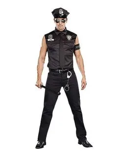 Spirit Halloween Adult Officer Handsome Police Costume
