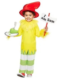 Spirit Halloween Toddler Sam I Am Costume - Dr. Seuss