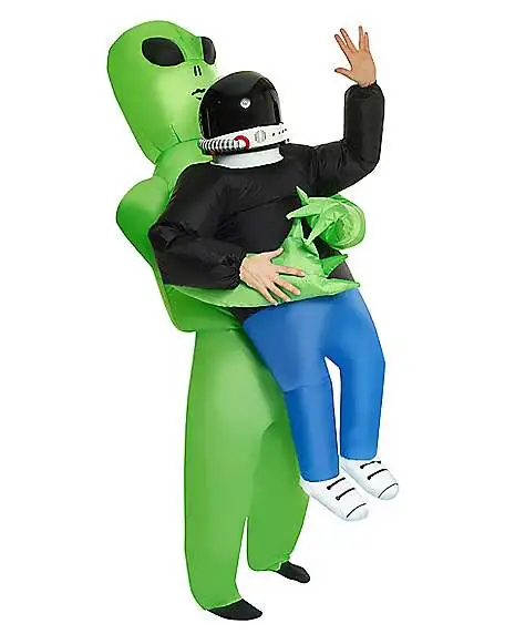 Spirit Halloween Adult Alien Pick Me Up Inflatable Costume - Image 2