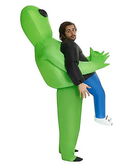 Spirit Halloween Adult Alien Pick Me Up Inflatable Costume - Image 3