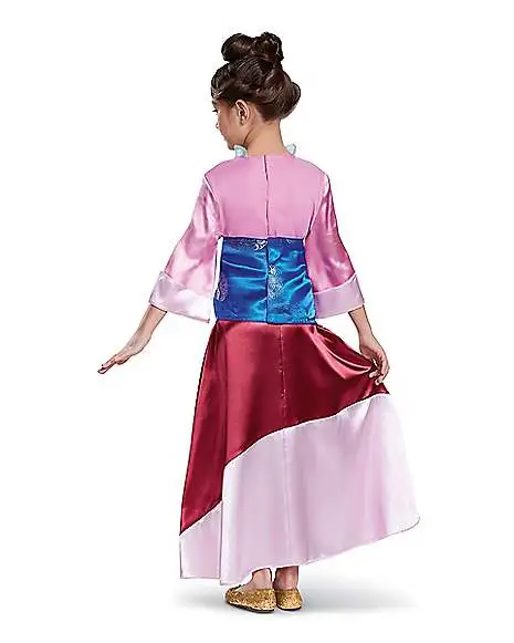 Spirit Halloween Kids Mulan Costume Deluxe – Disney - Image 2