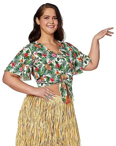 Spirit Halloween Plus Size Luau Shirt