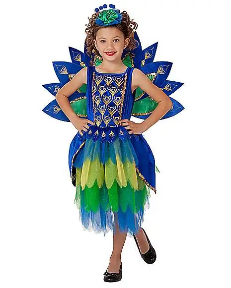 Spirit Halloween Kids Peacock Costume
