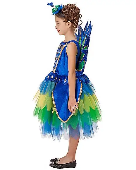 Spirit Halloween Kids Peacock Costume - Image 3