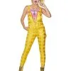Spirit Halloween Harley Quinn Overall Jumpsuit - Birds Of Prey
