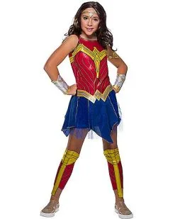 Spirit Halloween Kids Wonder Woman Costume - Deluxe