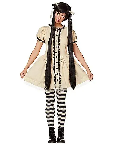 Spirit Halloween Adult Creepy Doll Costume