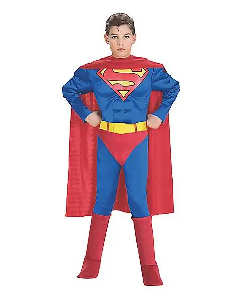Spirit Halloween Kids Classic Superman Costume - DC Comics