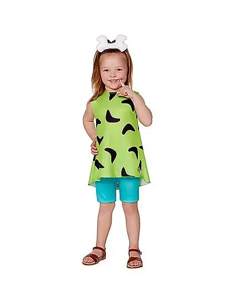 Spirit Halloween Toddler Pebbles Costume - The Flintstones