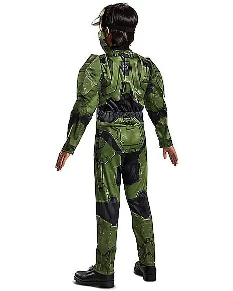 Spirit Halloween Kids Master Chief Muscle Costume - Halo Infinite - Image 2